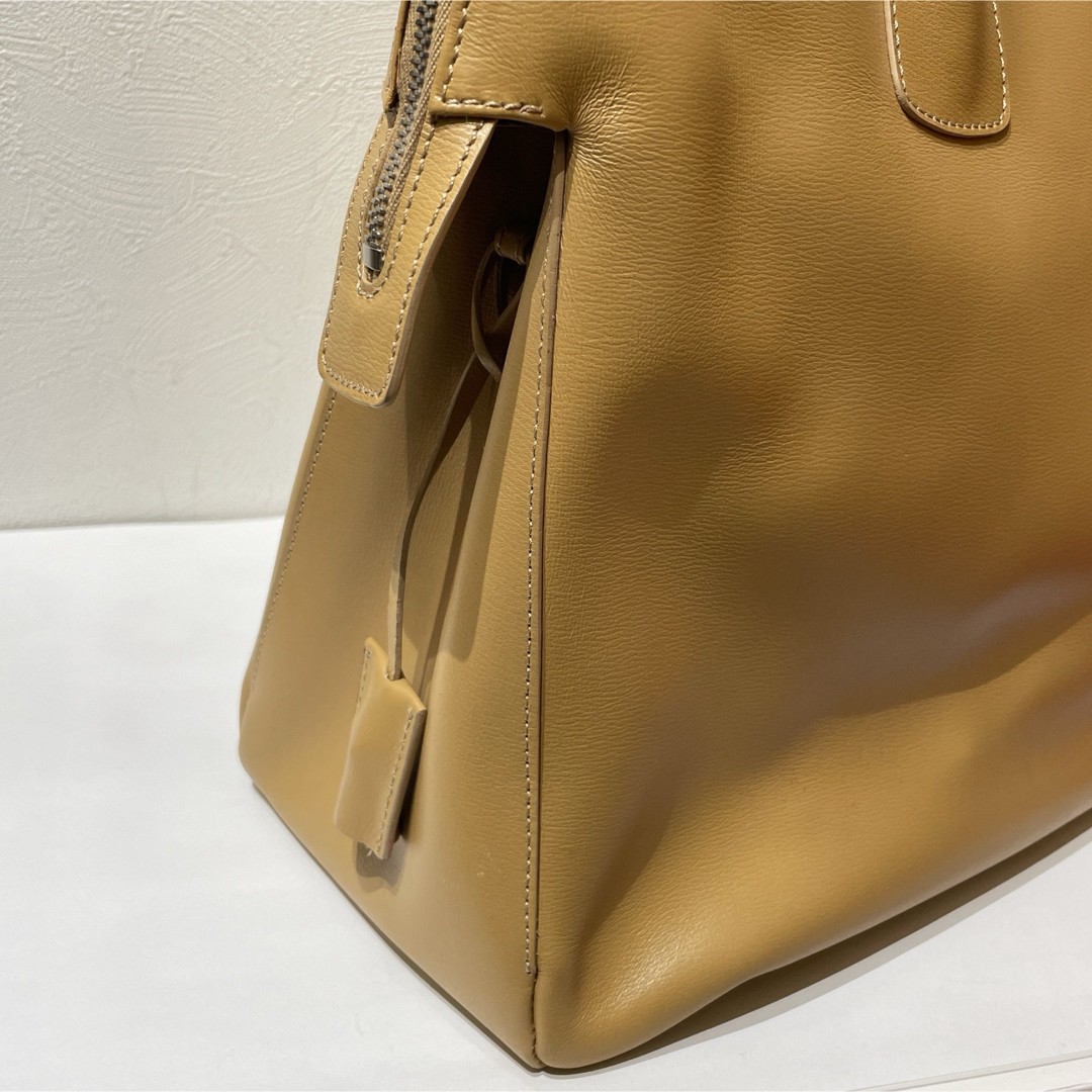 BALLY PONTBEL Briefcase with Shoulder Strap Cowhide Leather Bag 39.5×28×13cm