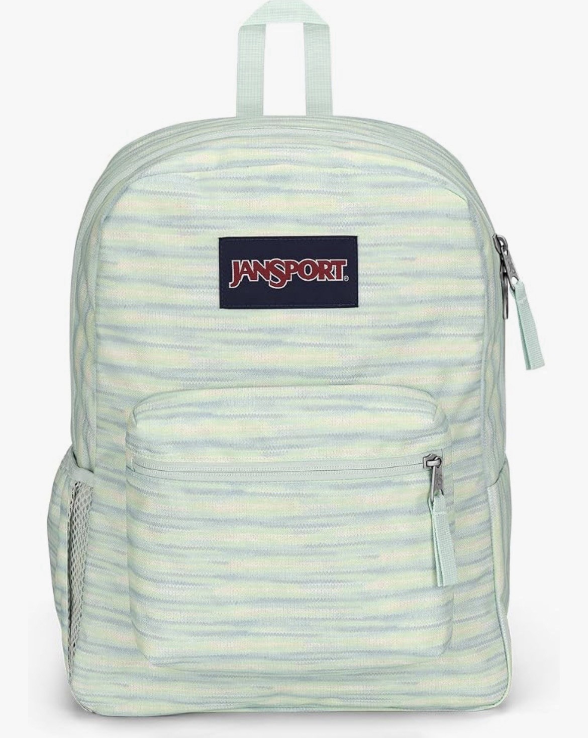 NWT JANSPORT CROSS TOWN BACKPACK- SPACE DYE FRESH MINT