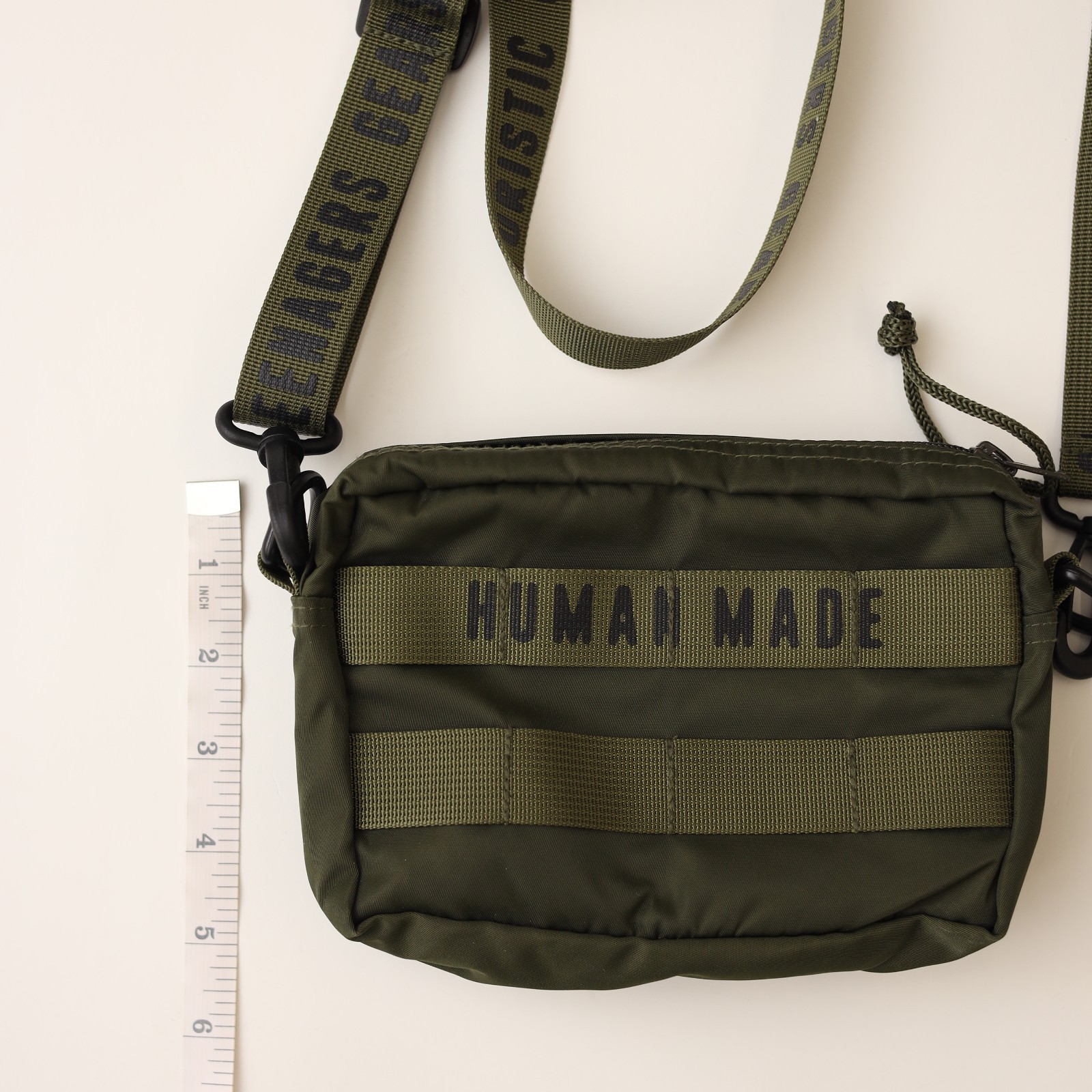 Human Made Military Pouch Small Olive Drab | Crossbody Bag | Nigo