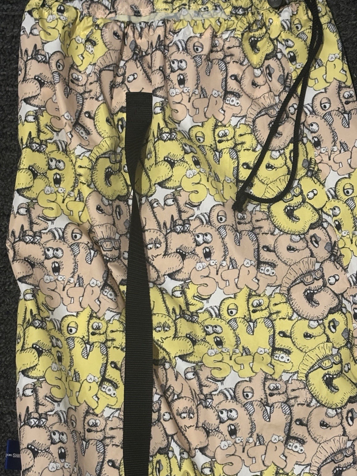 Comme des Garcons Shirt Kaws Drawstring Bag