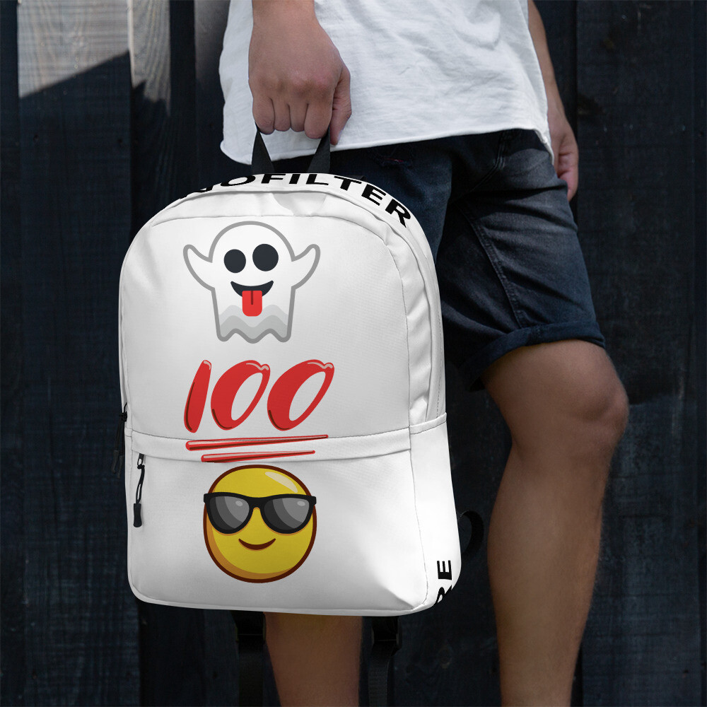 Funny Cool Emoji Back To School Backpack, Books Backpack, Humor, School Supplies