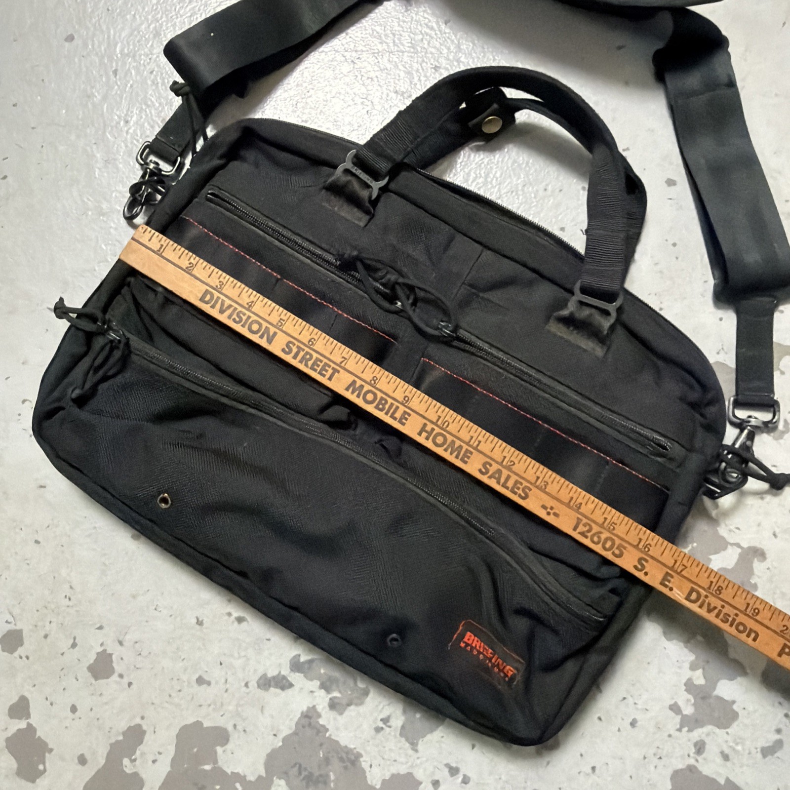 Briefing Nylon Canvas Shoulder Briefcase Bag Made USA Tactical Military Work