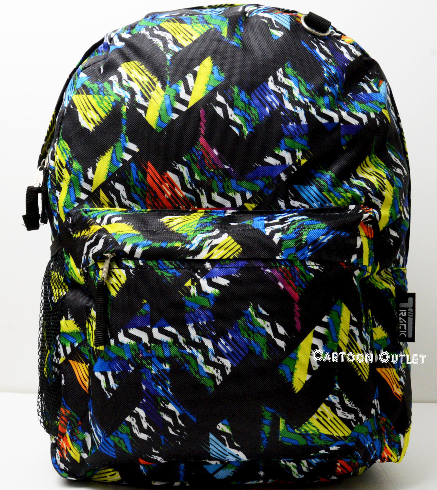Backpack Retro 80’s Rock All Over Print Art 16″ Large Book Bag School Travel