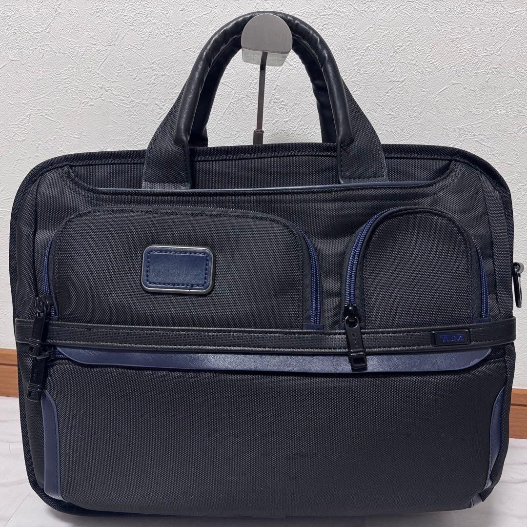 TUMI 2603141NVSN3E Alpha 3 Expandable Briefcase Black Navy 2Way Laptop FromJapan