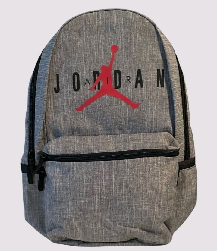 Nike Air Jordan HBR Air Grey Backpack Travel Laptop Bag