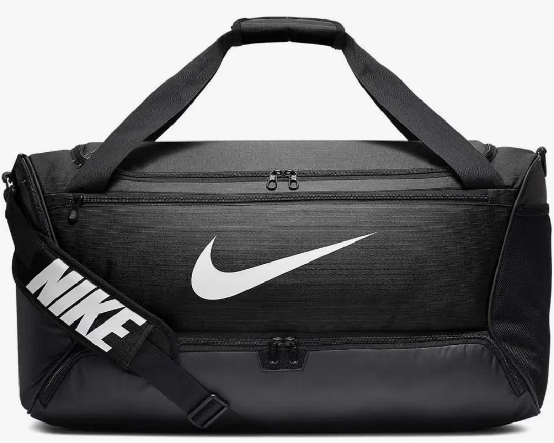 NEW Nike Brasilia 9.5 DH7710-010 Unisex Medium BLACK Training Duffel Bag