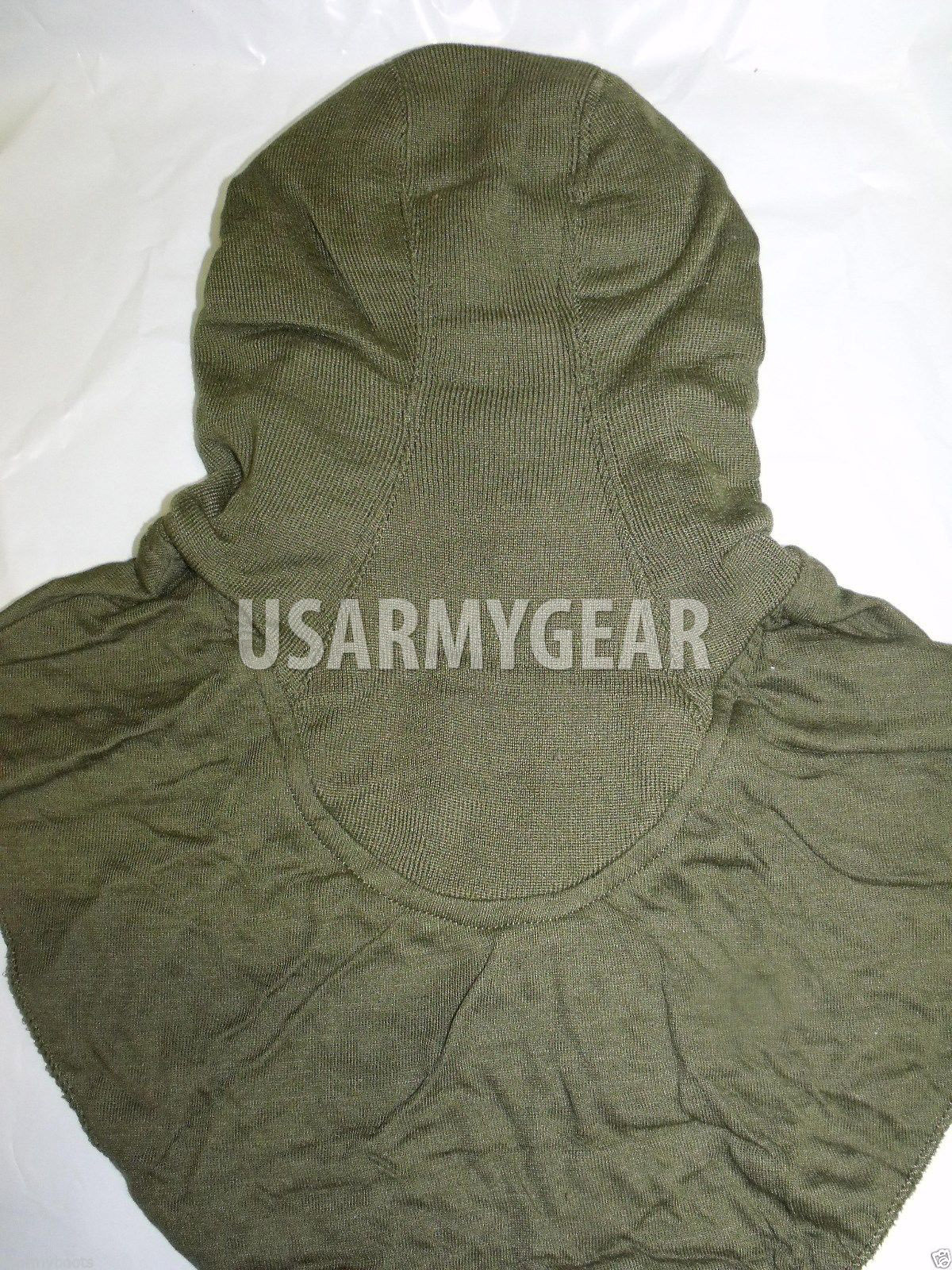 Made in USA Army OD green Anti Flash Balaclava Vehicle Aircrewmen Hood Face Mask