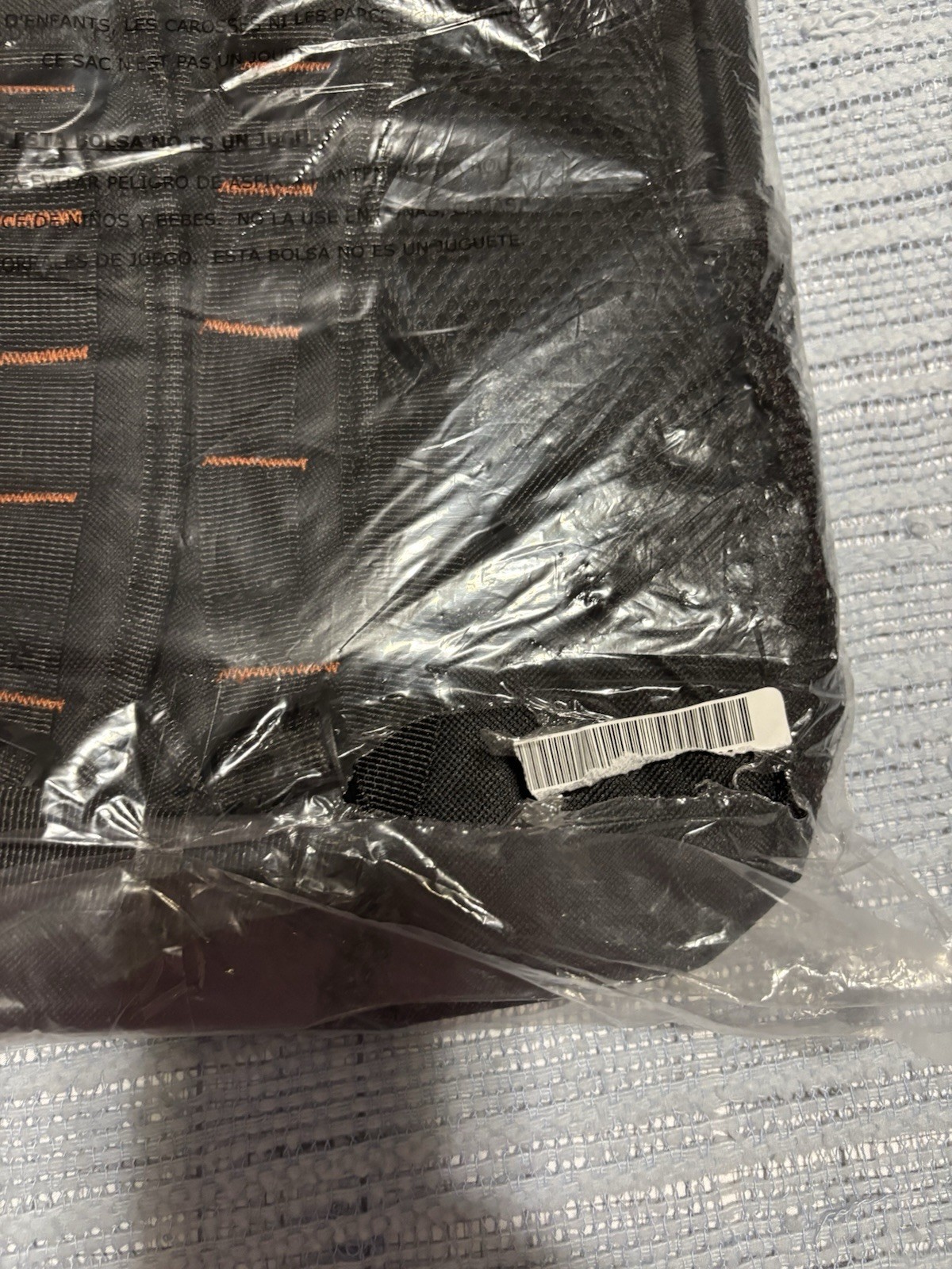 Harley-Davidson Bar & Shield Logo Patch Backpack Black Gray Orange 16” – New