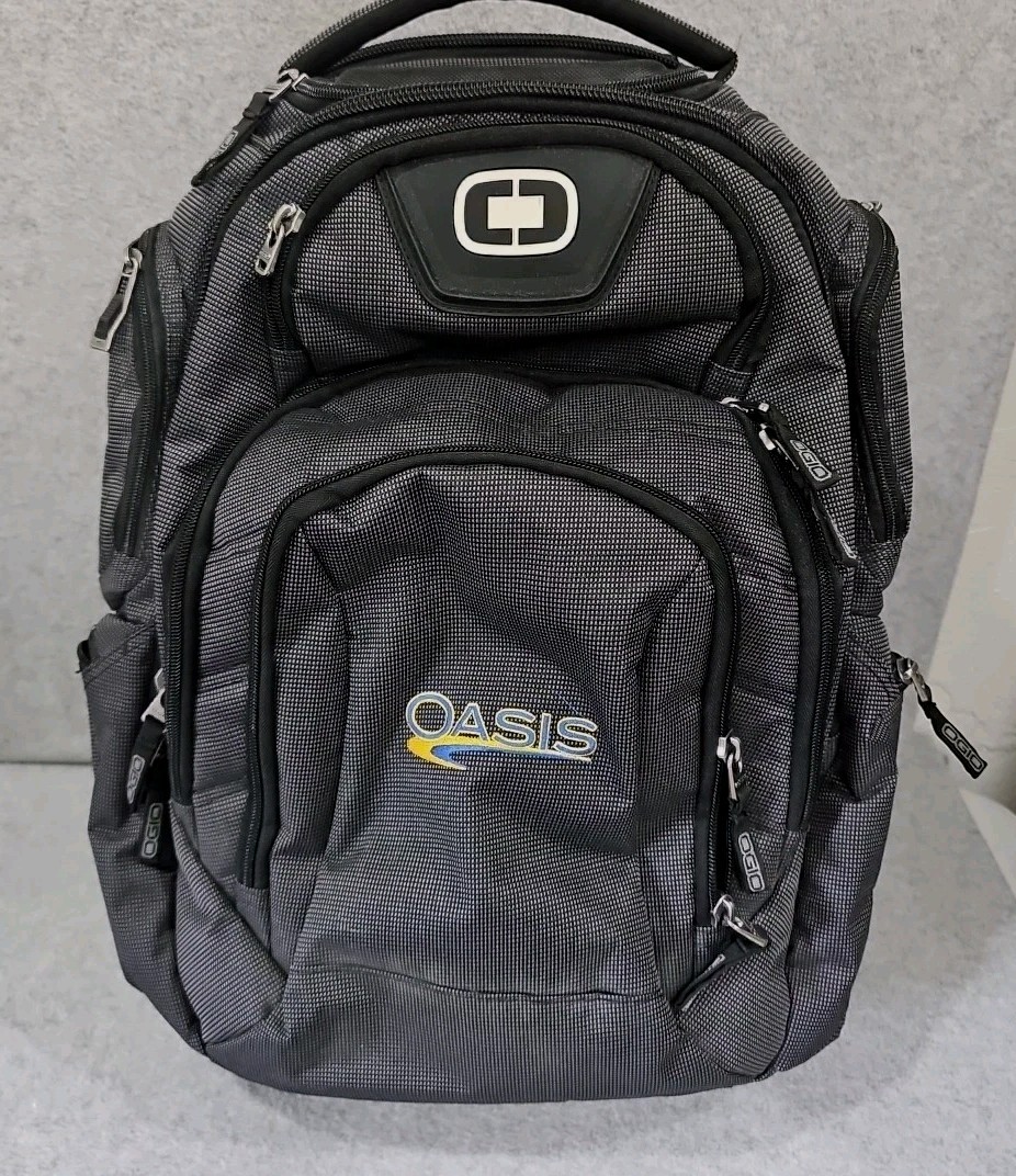 OGIO Surge RSS Backpack 600D Poly Pindot Crush Proof Compartment W Logo Black