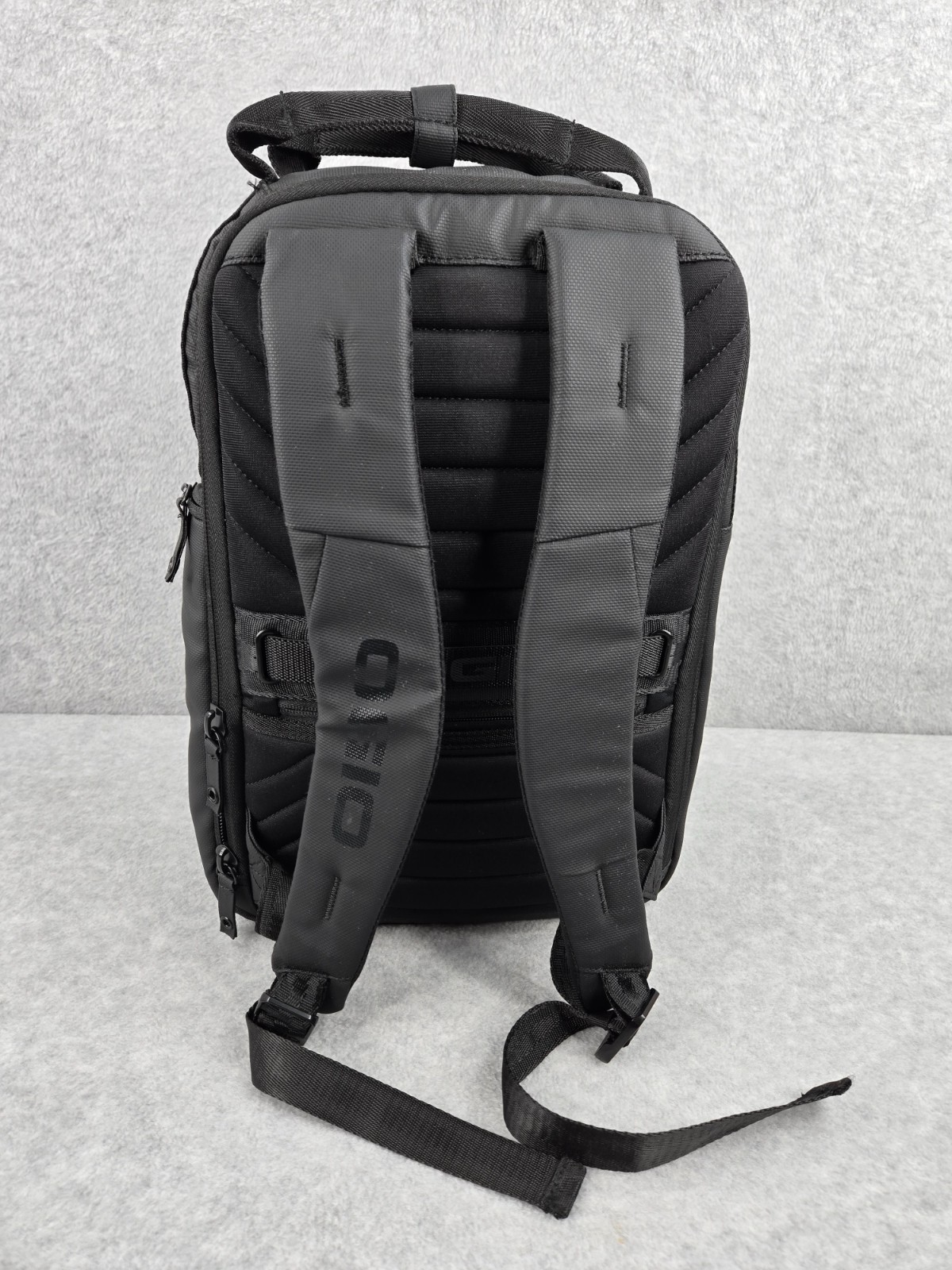 OGIO Backpack Black Laptop Commuter Tech Travel Bag Pack Casual *Embroidery*