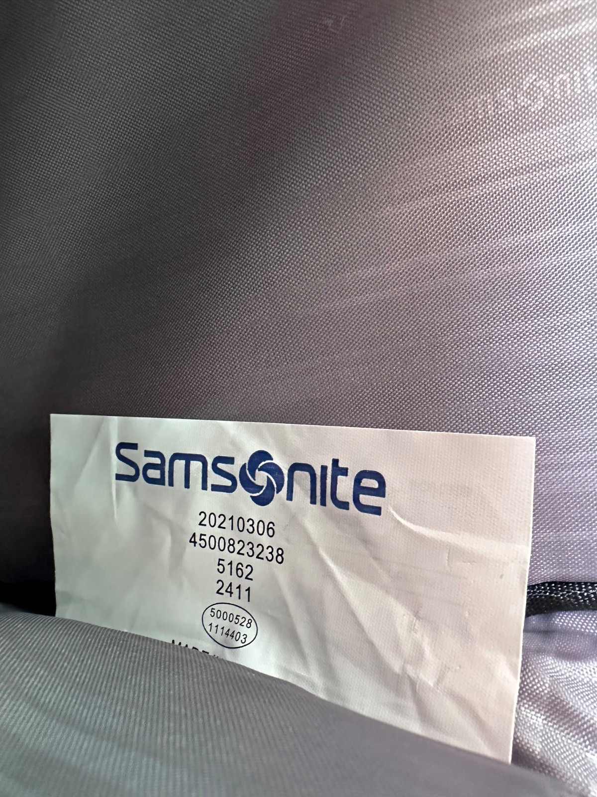 Samsonite Laptop Briefcase Black Nylon 2Way Shoulder Crossbody Work Bag Unisex