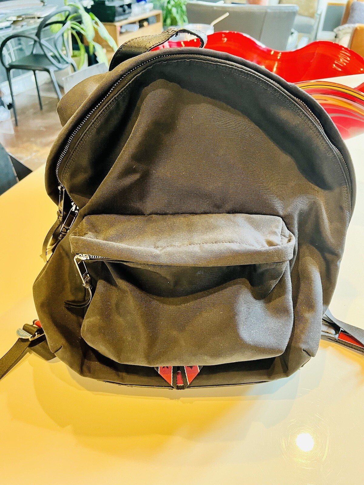 Givenchy Black Tech Medium Back Pack