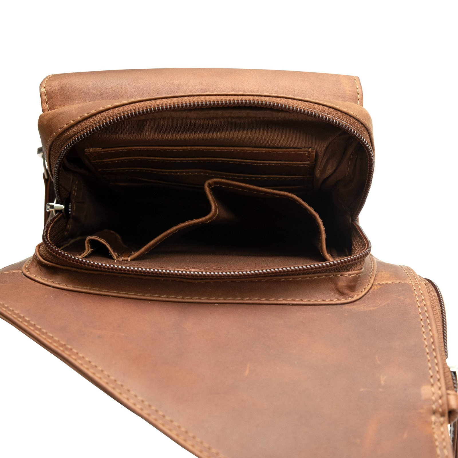 Cenzoni Fashions Men’s Genuine Leather Sling Crossbody Bag OPL15