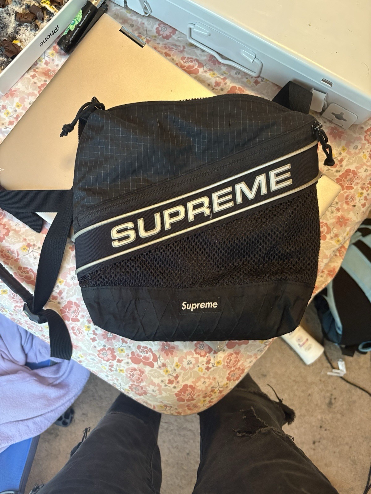 Supreme Shoulder Bag Black