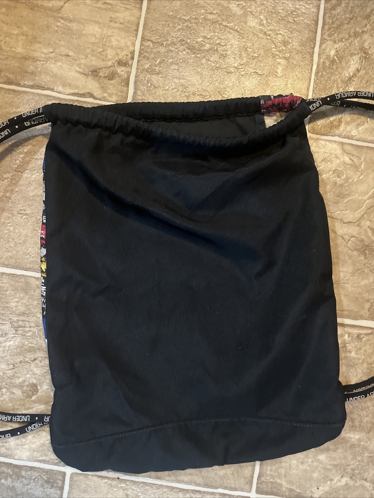 Under armor drawstring bag W/ Mesh Front Pocket Yellow Blue Red Black