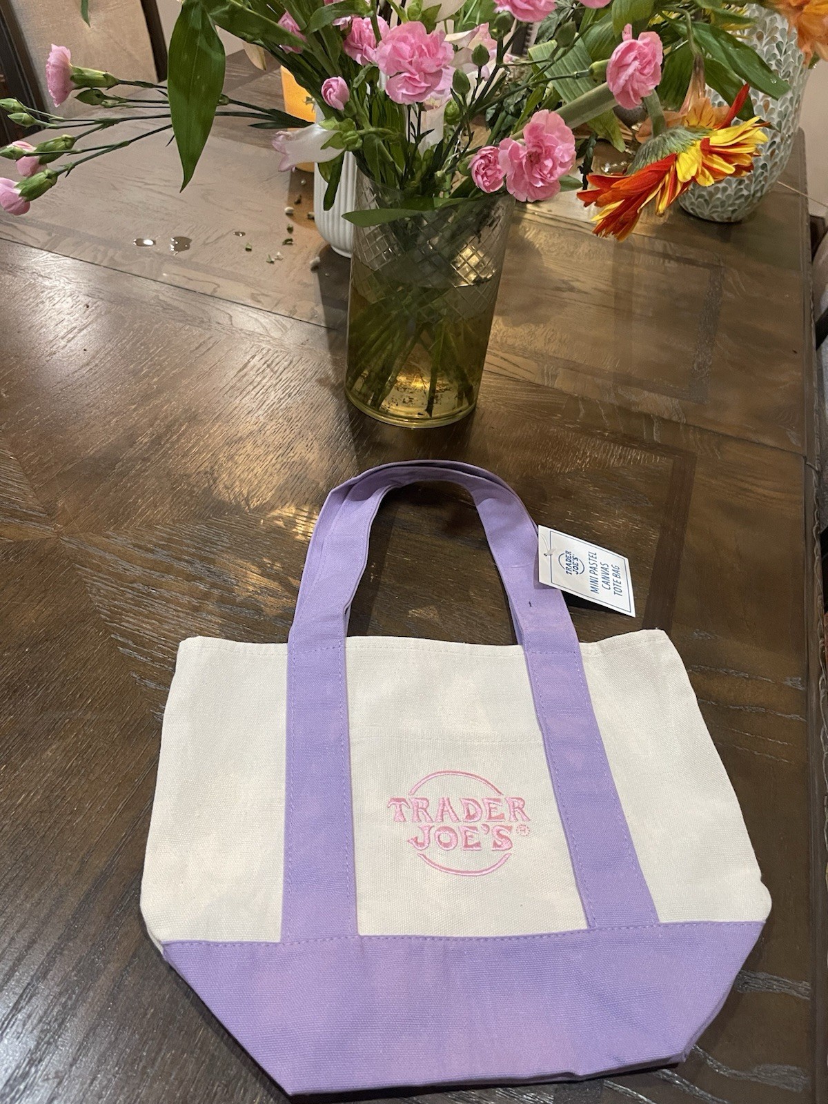 Trader Joe’s Canvas Micro Tote Bag