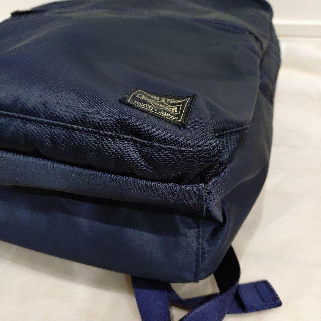 Porter TIME Daypack Navy W285mm H410mm D110mm Used Japan
