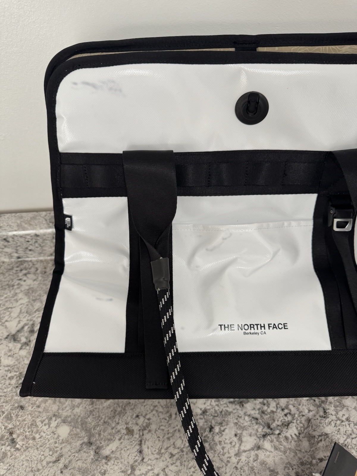The North Face Base Camp Tote Bag Sample – TNF White/Black $175 MSRP