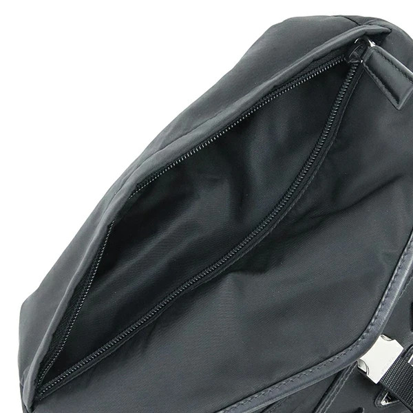 PRADA Shoulder bag Re-Nylon 2VD062 Black SHW Messenger bag Men Triangle Logo
