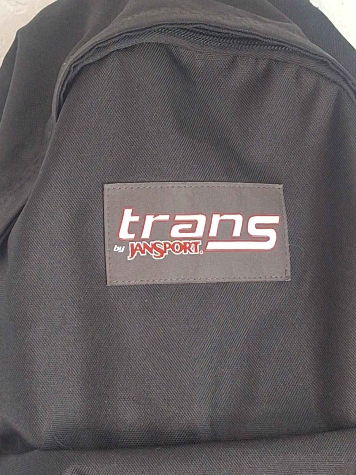 Trans By Jansport Backpack Black Multi Zip Bookbag School Sport Travel Bag NWOT