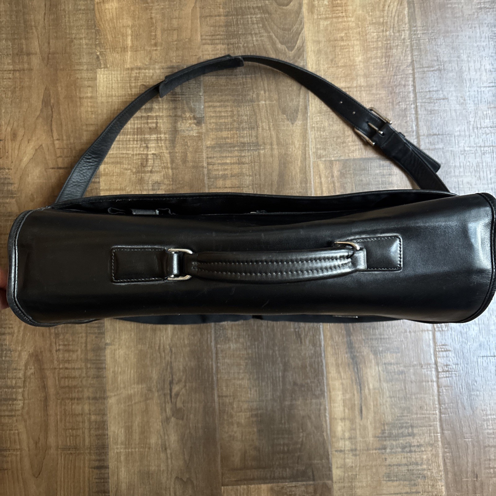 COACH Vintage Men’s Classic Leather & Nylon Briefcase/ Messenger Bag #5113