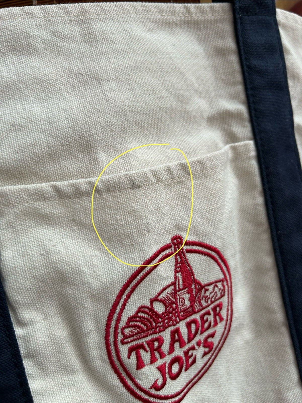Traders Joes Large Tote Shopping Bag