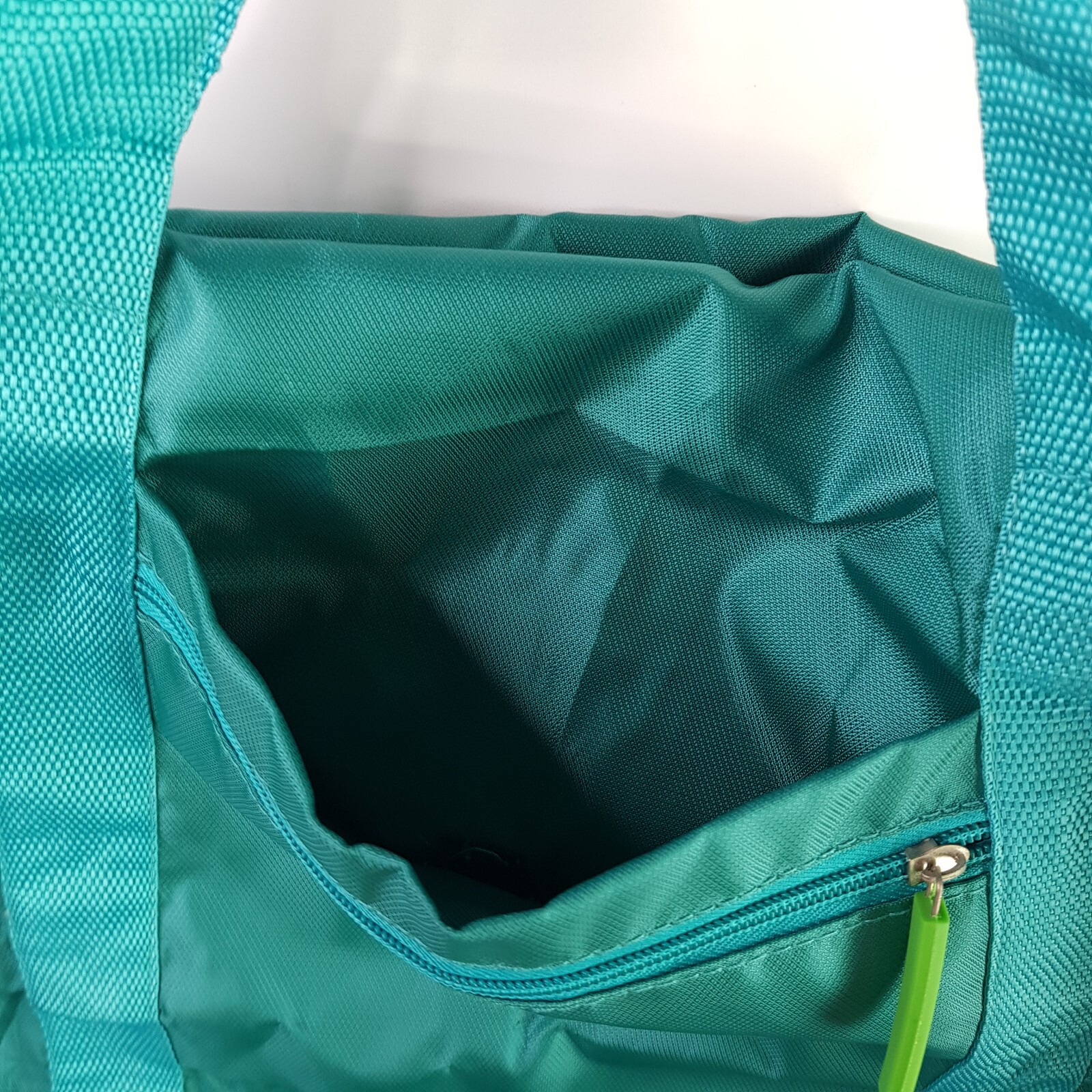 NEW Retro Travelex Duffle Bag Unisex Aqua Blue 44x34cm Multi-Pocket Top Handle
