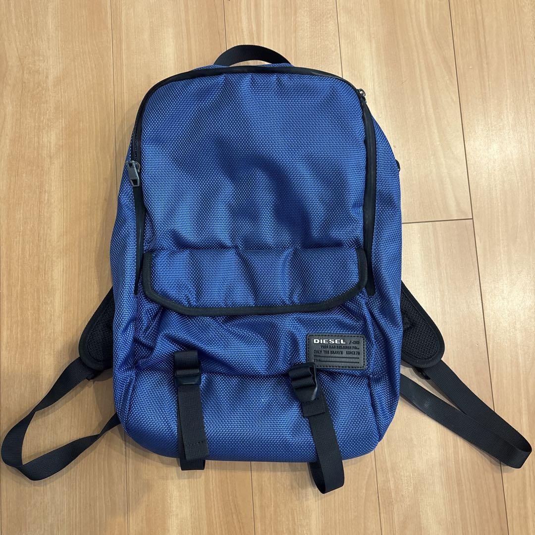 Diesel Men INd Blue Backpack Only the Brave Vintage Luxury Casual Streetwear ITA