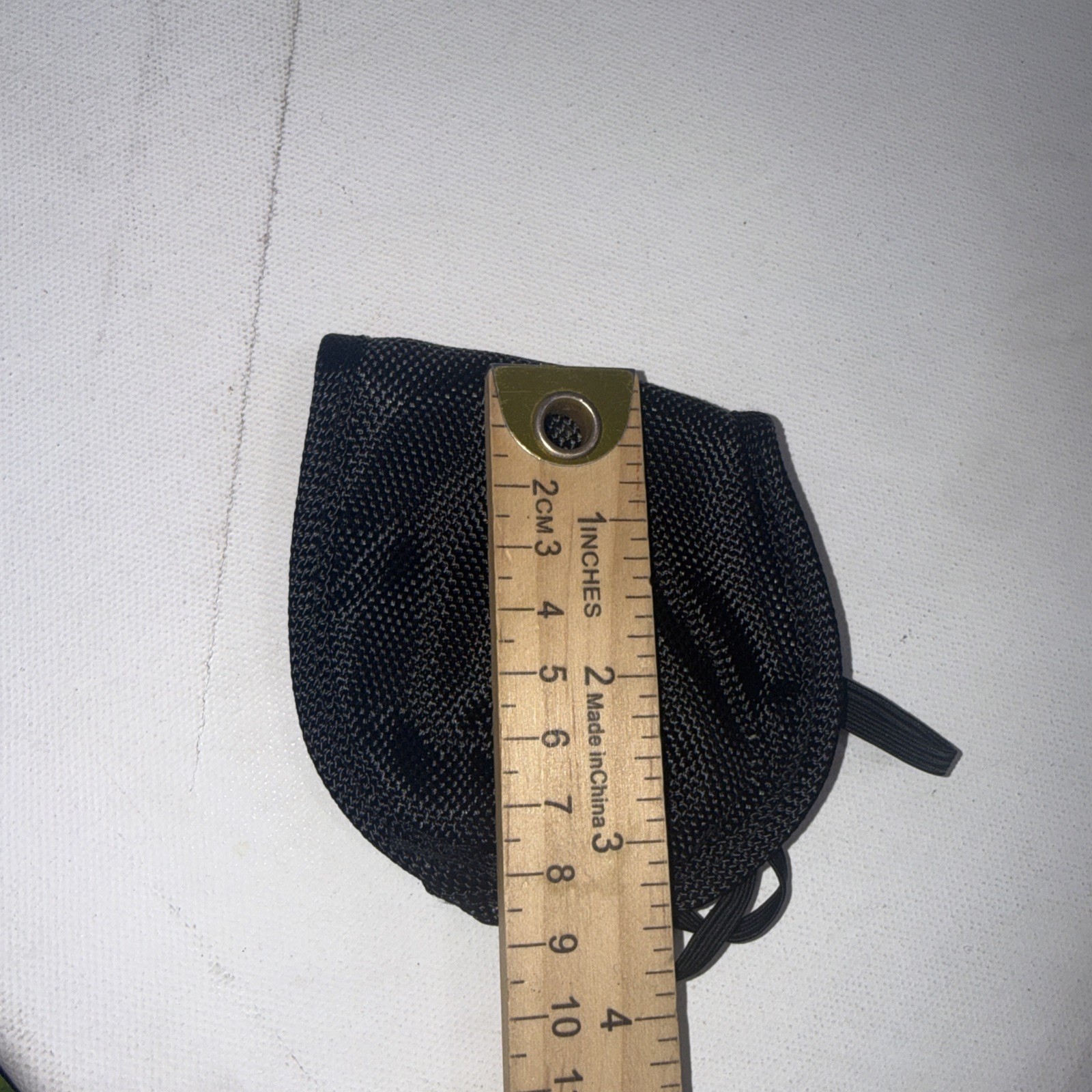 Tumi Delta Accessory Pouch Bag Zip Case Black Makeup Toiletry Travel & Eye Mask