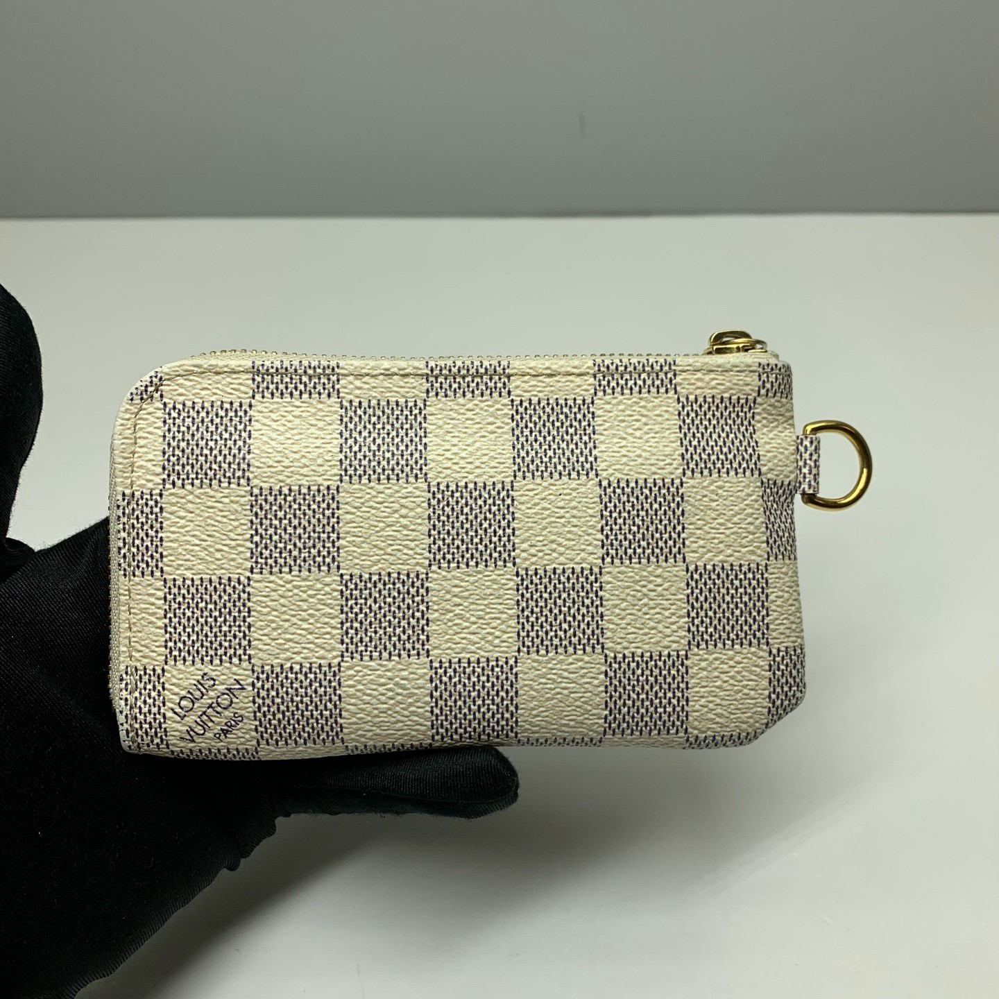 Louis Vuitton Pre-Owned Authentic – Coin Purse White N63085 14×8×1cm Canvas