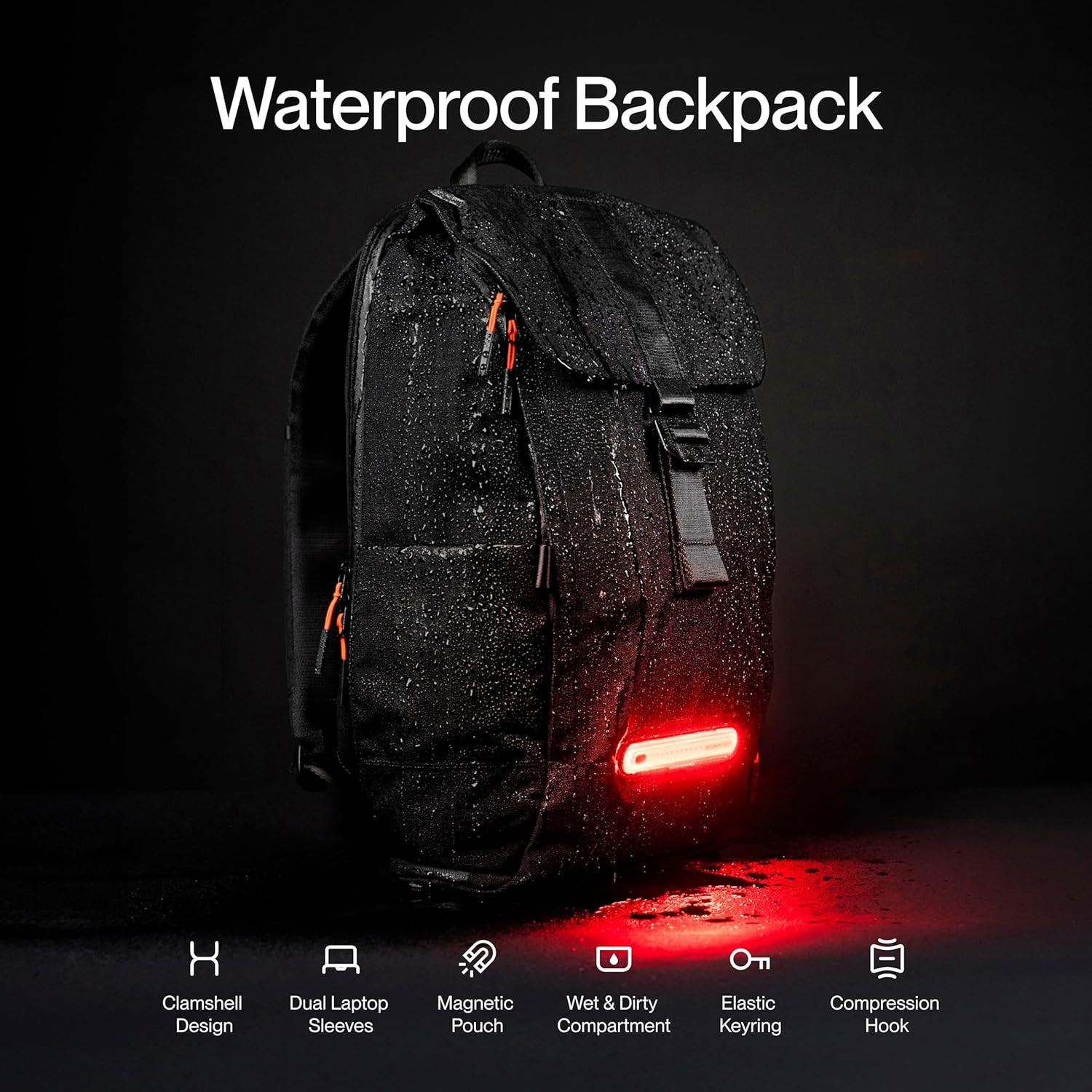 TORCH 2.0 Waterproof Urban Commuter Backpack – 23L Laptop Bag for Travel
