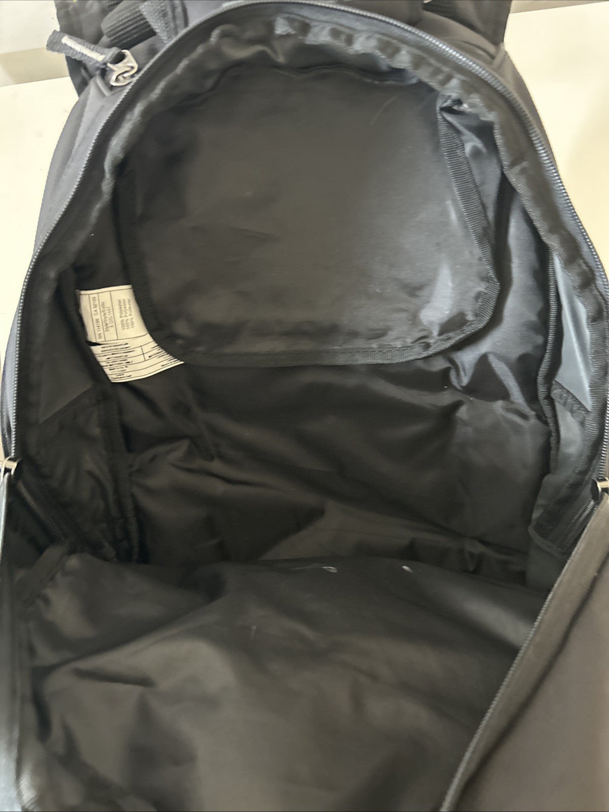 Quiksilver Full-Size Heavy Weather Black Base Blue & Green Plaid Backpack Bag