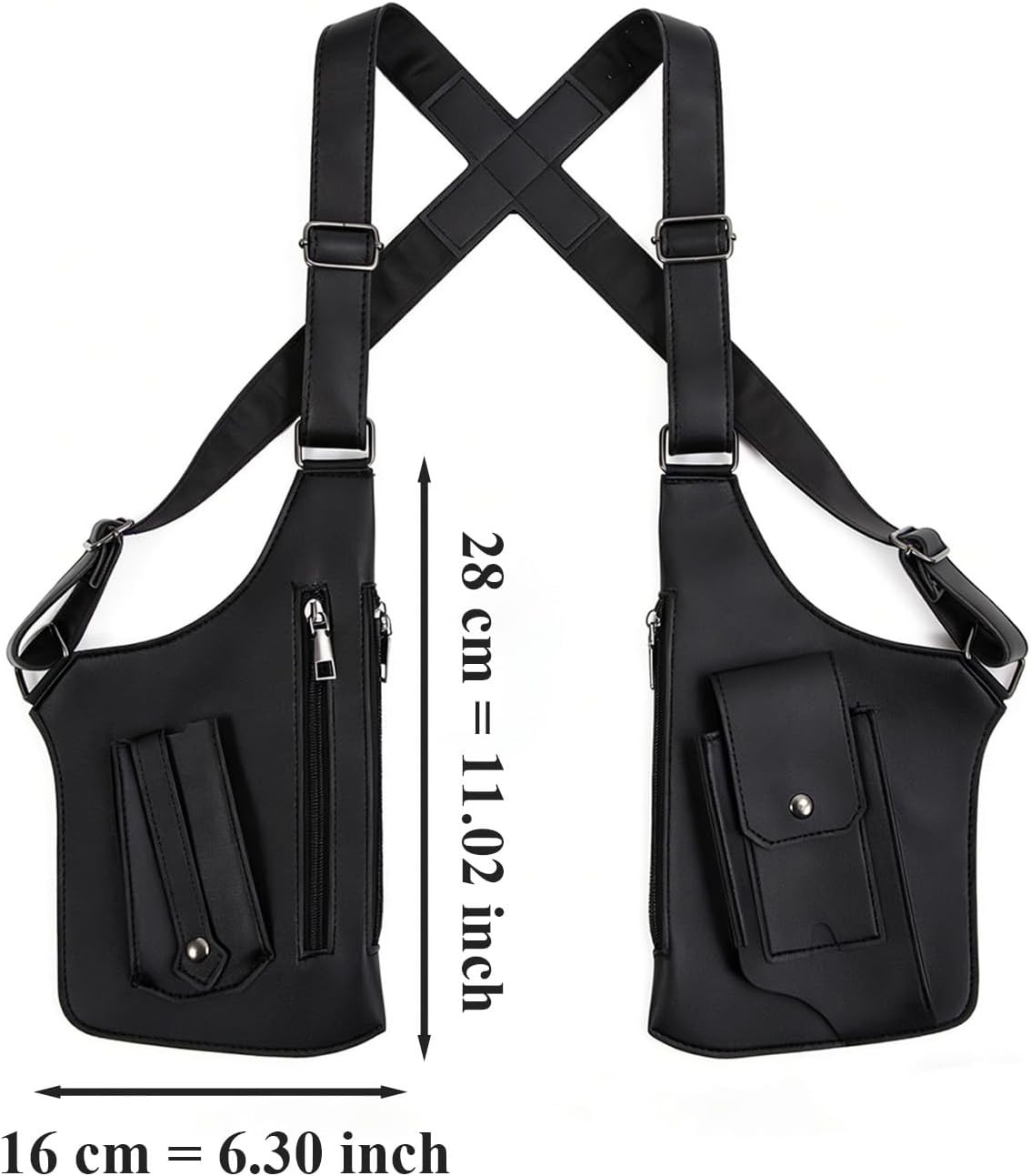 Secure Double Shoulder Armpit Bag – Hidden Anti-Theft Design for Travel