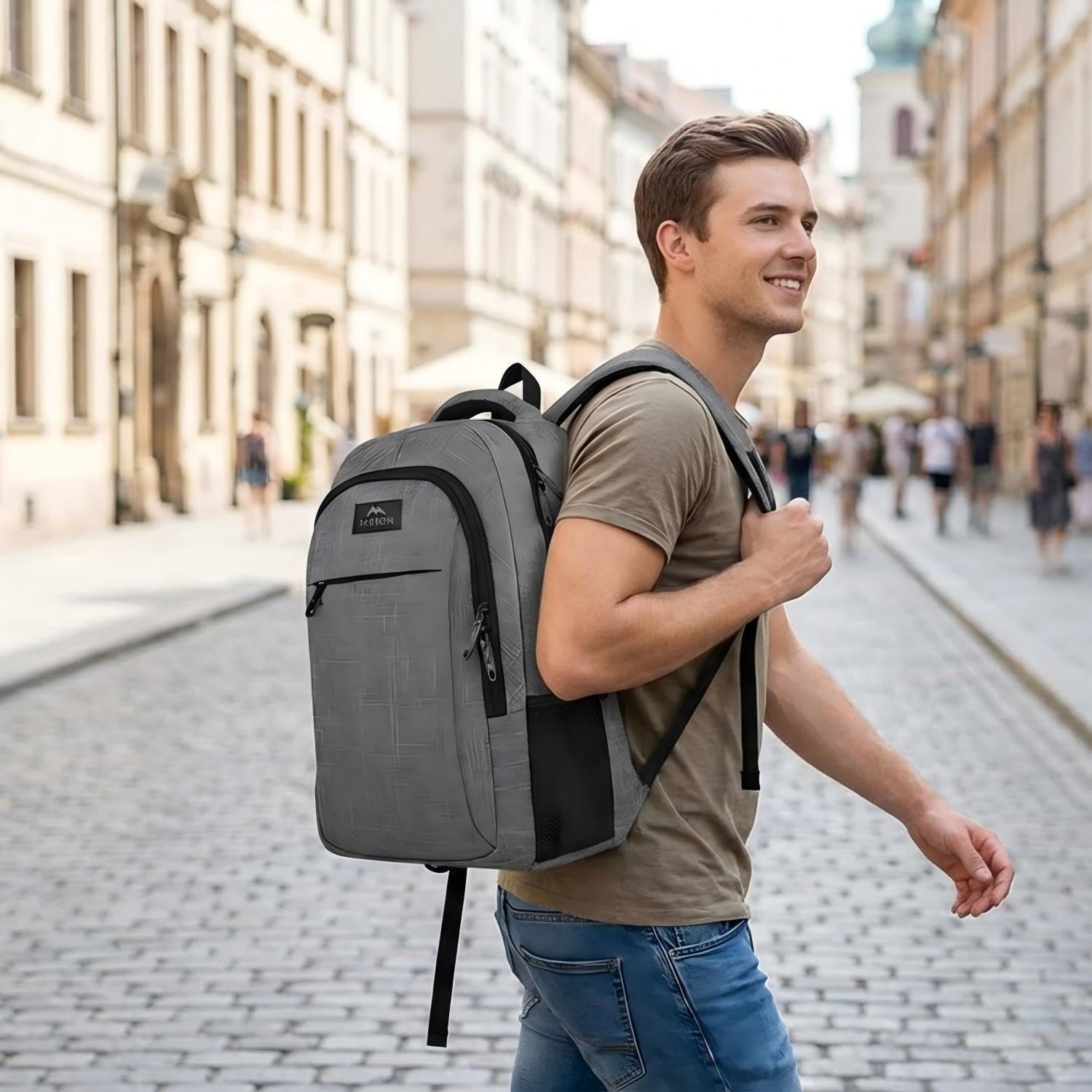 Travel Laptop Backpack – Anti-Theft Slim Design, Water Resistant, Fits 15.6″ Lap
