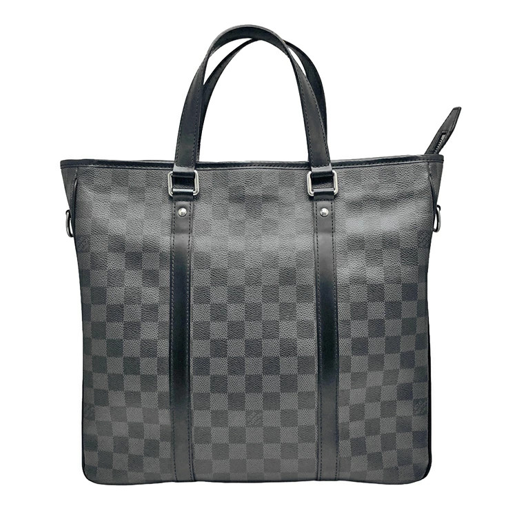 Louis Vuitton Graphite Tadao PM M41259 2way handbag black PVC canvas leather