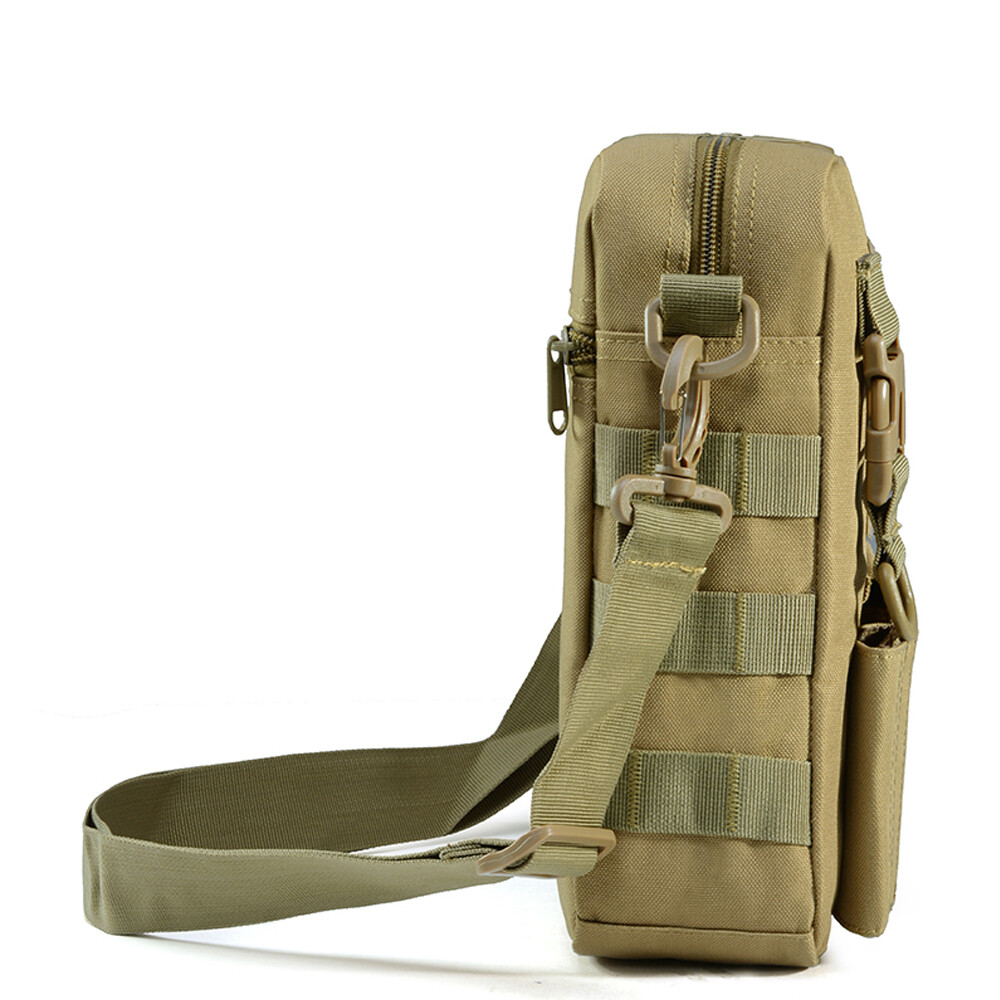 Mens Messenger Bag Waterproof Shoulder / Cross Body Backpack Tactical Sling Bag