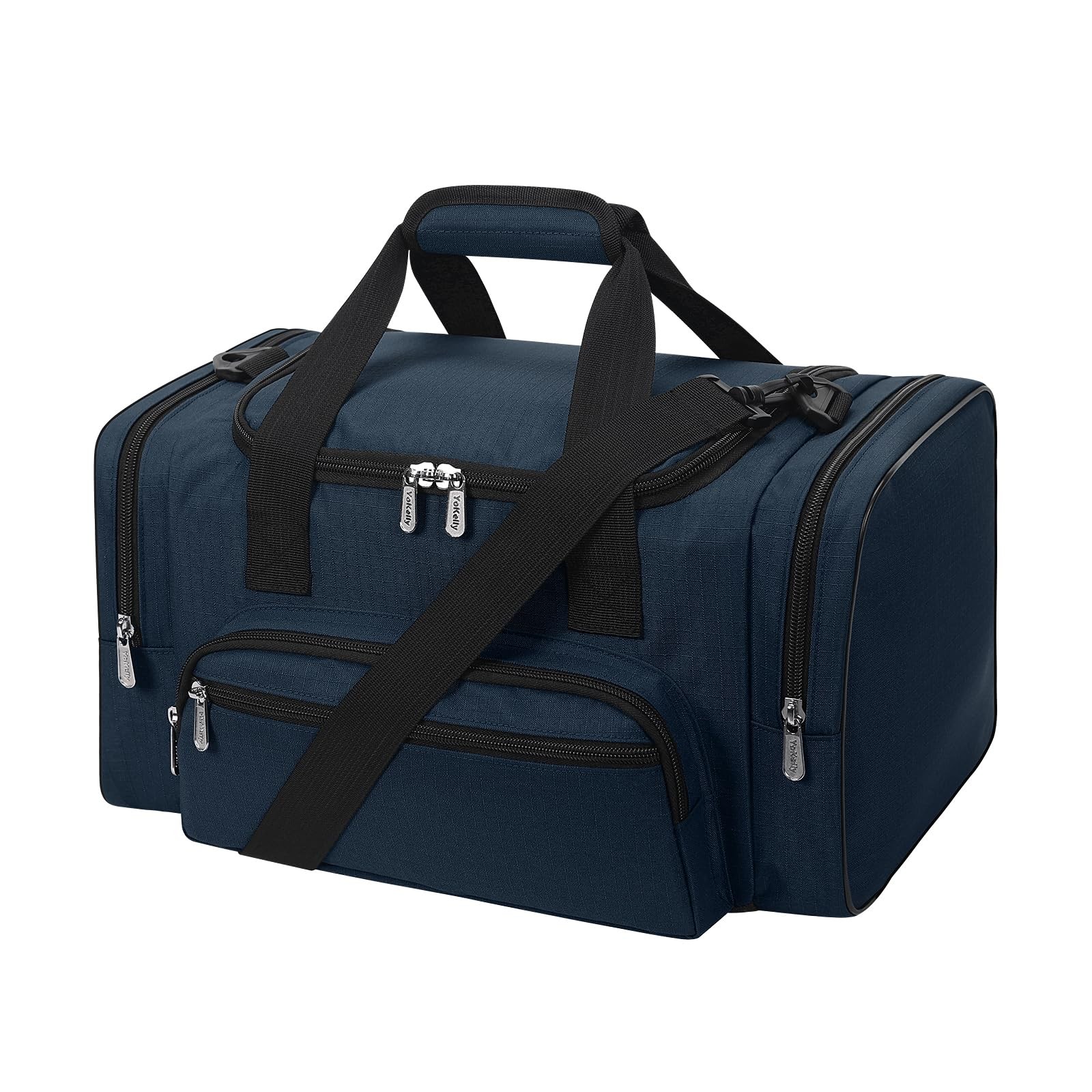 17x10x9 Inch Navy Small Duffel Bag Carry On Weekender Travel Gym Sport Bag