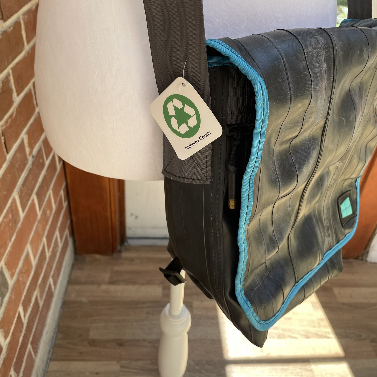 Alchemy Goods Haversack Messenger Bag, Made from Recycled Bike Tubes