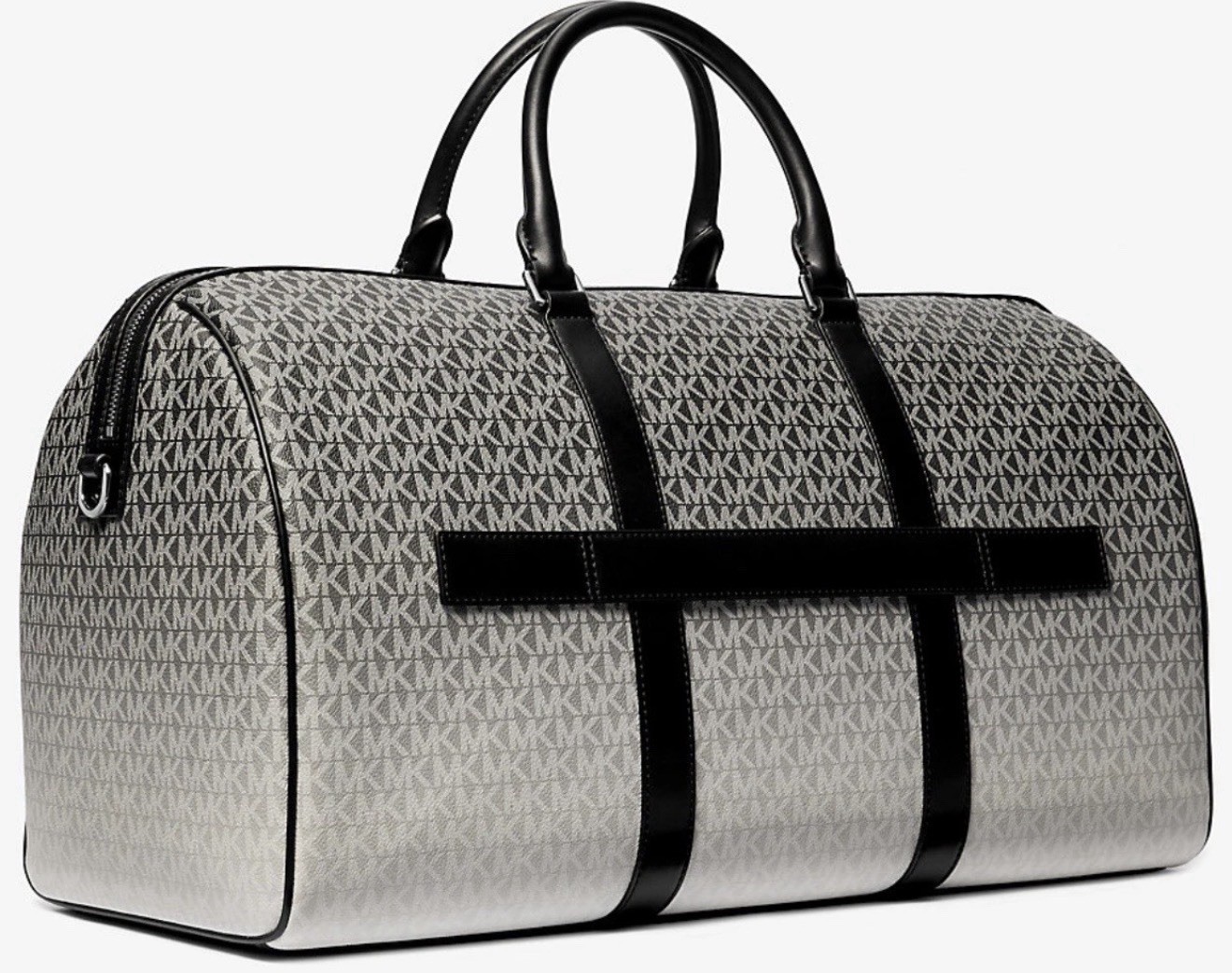 Michael Kors Cooper Signature Logo Weekender Carry-on Duffle Bag Ombre Black