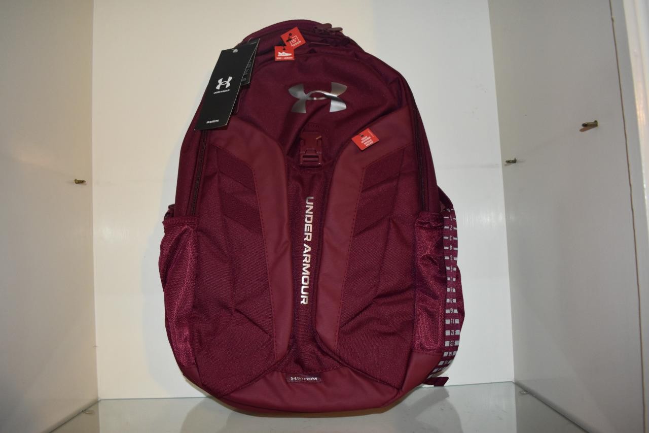 Under Armour Hustle Pro Backpack 1367060 655 Maroon NWT