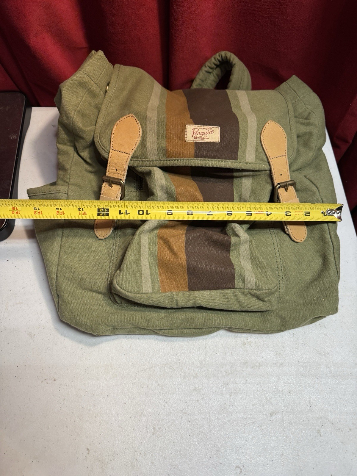 Original Penguin Canvas Backpack CP