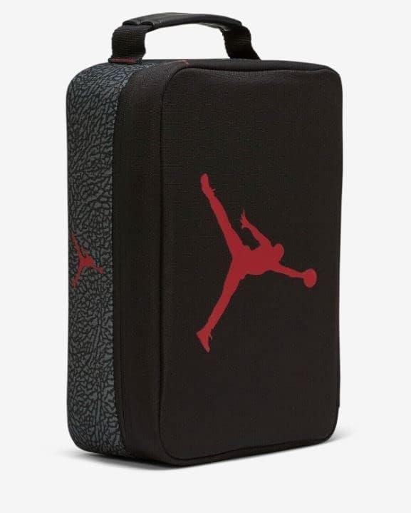 Jordan The Shoe Box Sneaker Storage (Black/Gold) 8.5 x 13.25″, Black