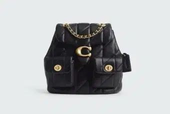 COACH quilting backpack from Japan