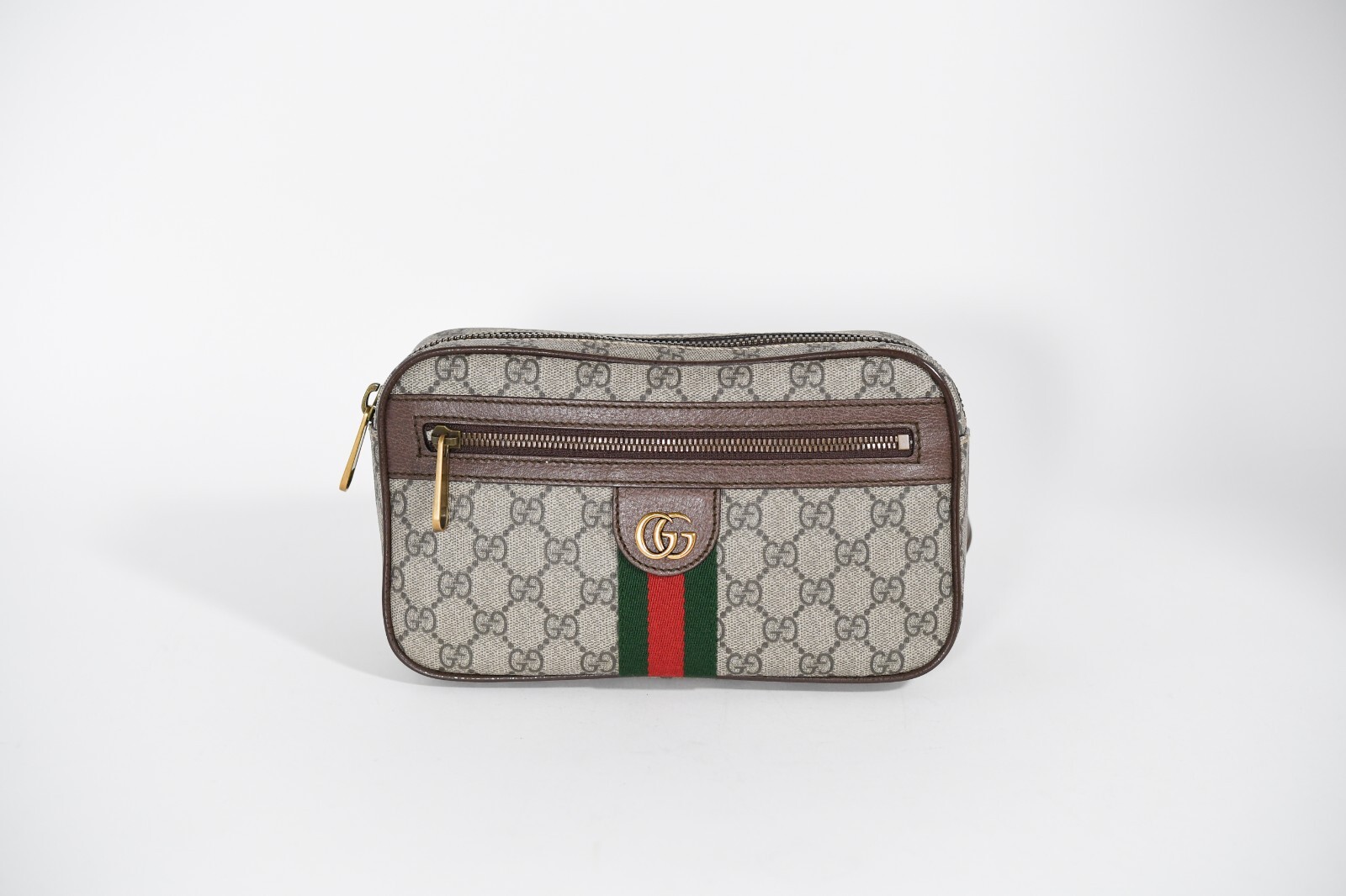 Gucci GG Supreme Ophidia Belt Bag with Adjustable Strap Classic Web Stripe
