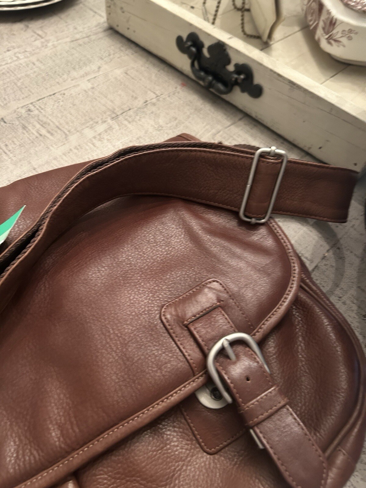 Lodis Cognac Briefcase Messenger Bag – Excellent condition, Luxury Leather