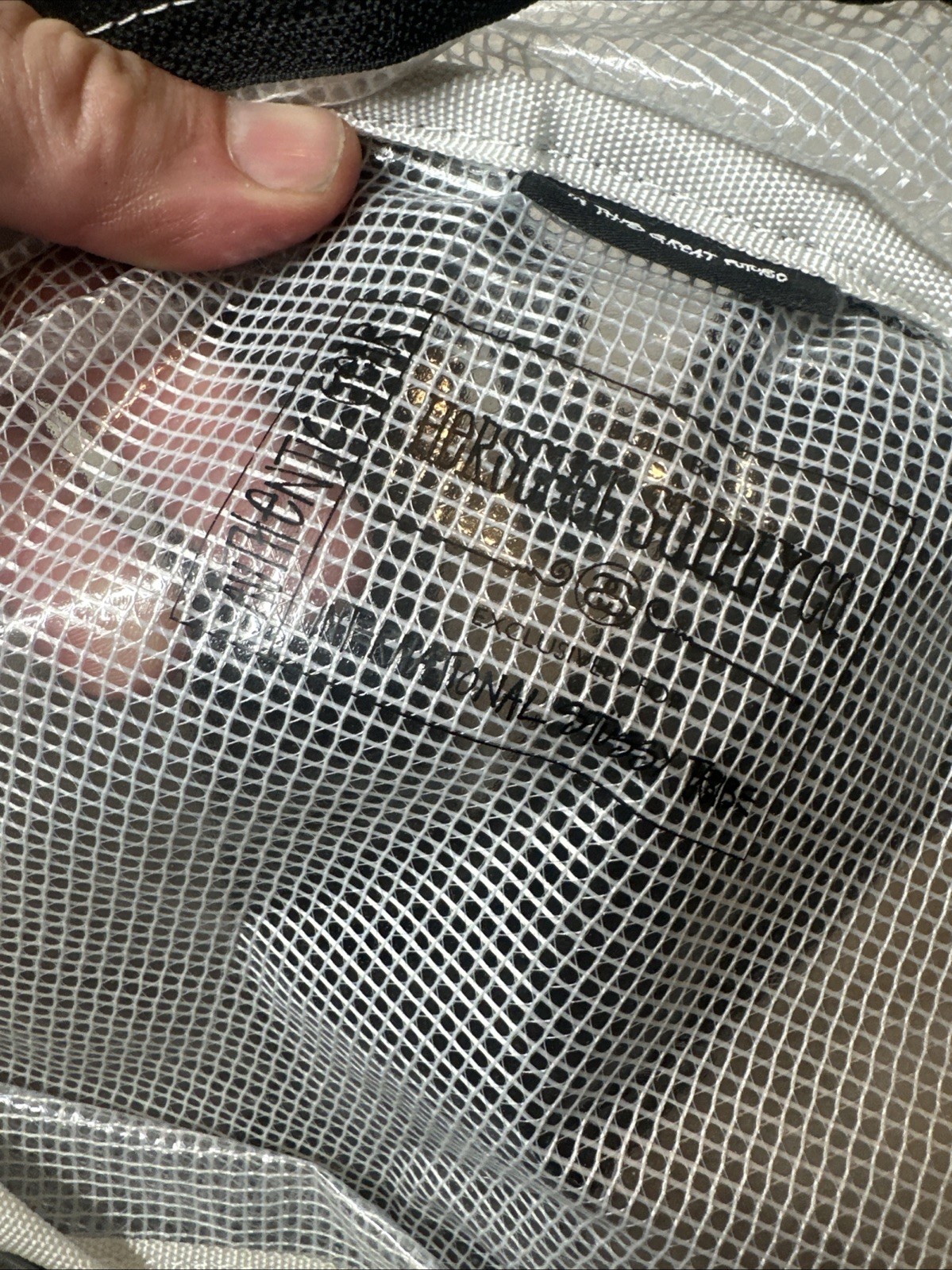 Stussy Herschel Backpack Limited Edition Streetwear Rare Clear Bag Supply