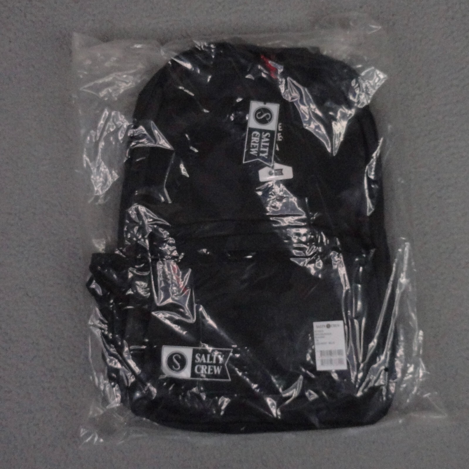 Salty Crew Brig Backpack Black Camo NWT School Book Fishing Beach Laptop Bag 20L