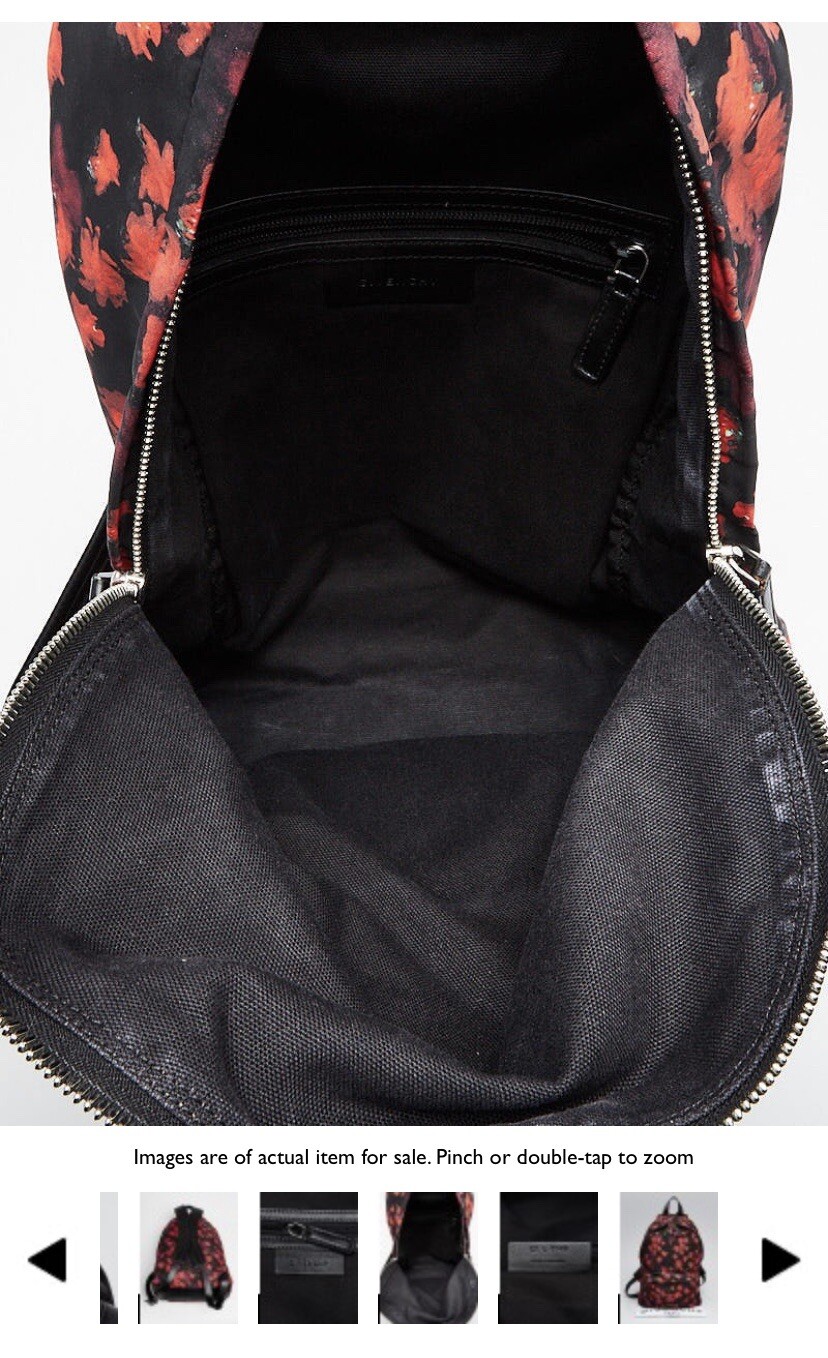 GIVENCHY Authentic Fall Floral Pattern Backpack Fall 2018 MSRP 1450$