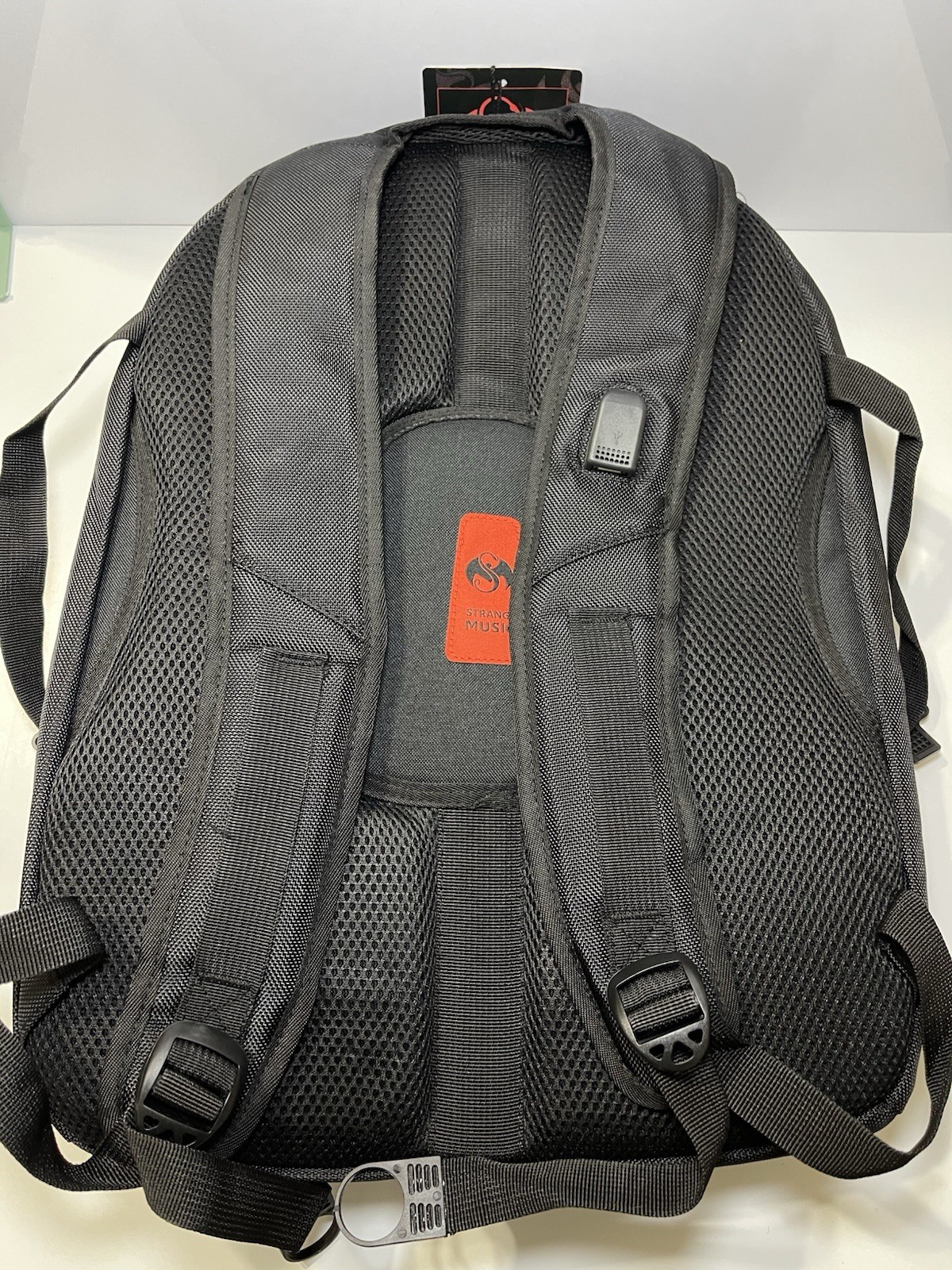 Tech N9ne Strange Music VIP Tour Backpack Exclusive Black NEW WITH TAGS