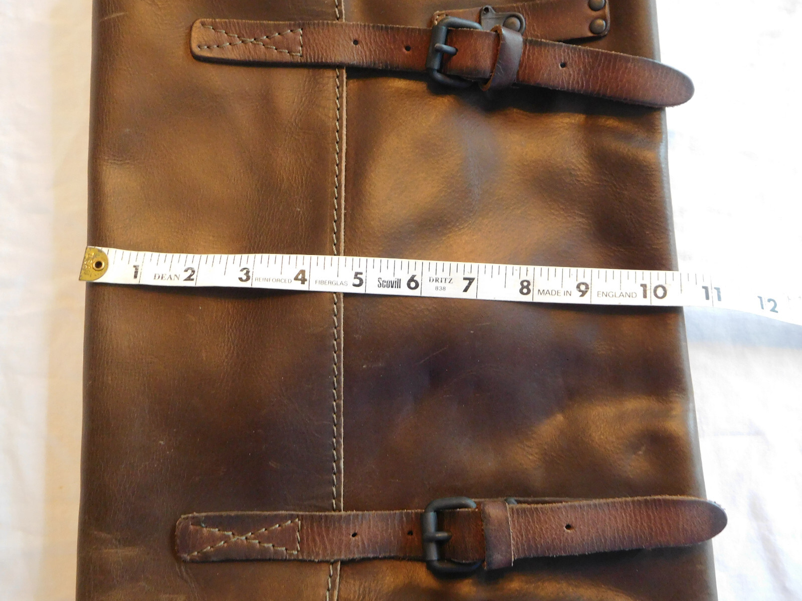 Aunts & Uncles Brown Leather Briefcase Portfolio Document Case